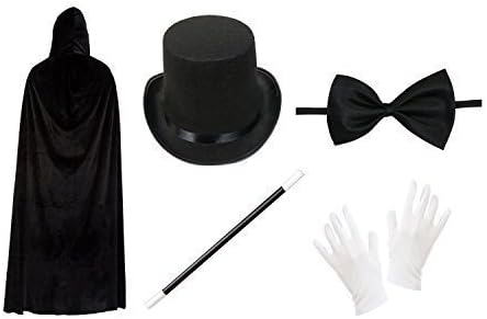 Adult Magician Fancy Dress Costume Set