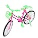 Bicicletta per bambola, Bella Plastica Mini Bike Ornamento Giocattolo Divertente Giocattolo di Plastica Bici per Pin Doll per la Decorazione Domestica per Ragazzo