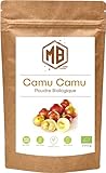 MB Superfoods Poudre de fruit de camu camu biologique 100 g – Riche en vitamine C naturelle, parfaite pour les smoothies et les jus