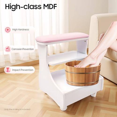 Taburete Spa de Pies Profesional Portable con Ruedas miniatura 3