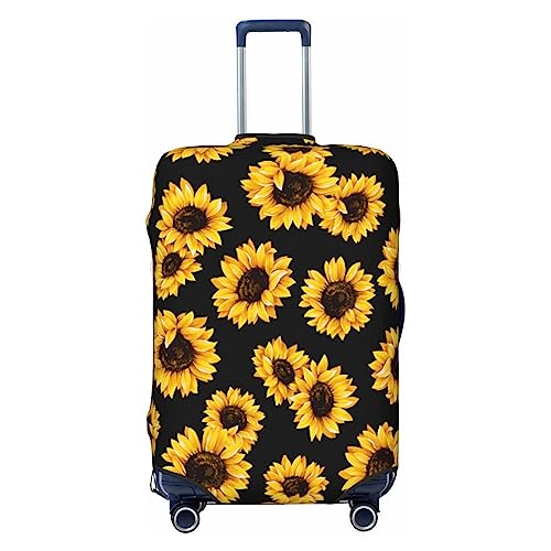 Travel Luggage Cover Lovely Sunflower Luggage Suitcase Protector Baggage Fit X-Large