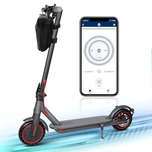 Deaky Sports Patinete Electrico Adultos, 25km H Maximo De 25-30km, Neumaticos Macizos De 8,5 Pulgadas, Ajuste De 3 Velocidades, 350w Patinetes Electrico Para Adultos Y Adolescentes