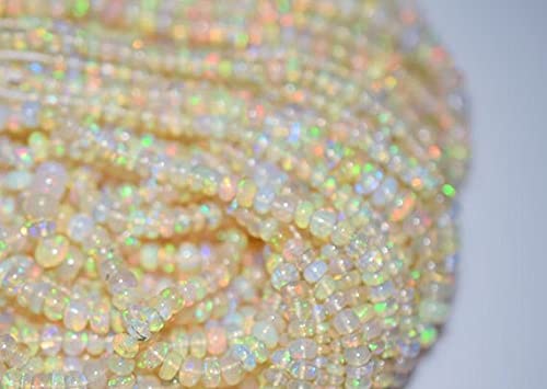 Opale d'Éthiopie perles rondelles 5mm LKBEADS pour créer un collier en pierres précieuses unique