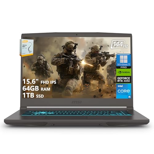 msi Thin 15 Q[~Om[gp\R | 15.6C` FHD IPS 144Hz | Intel 8-Core i5-13420H (> i7-12650H) | 64GB RAM 1TB SSD | GeForce RTX 4050 6G