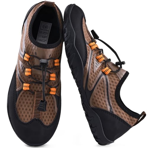 Image of WateLves Water Shoes Mens Womens Barefoot Beach Swim Shoes Quick-Dry Aqua Socks Pool Shoes for Surf Yoga Water Aerobics
