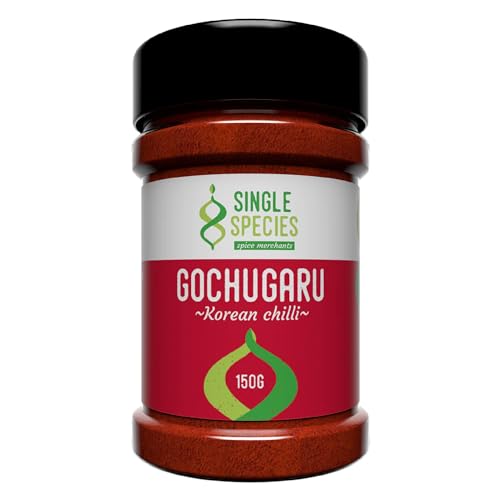 Angus & Oink | Superior Single Species Gochugaru Chilli Flakes | Authentic Kimchi & Korean Cuisine | Smoky Fruity-Sweet Flavor | Stir Fries & Marinades| 1 x 150G Tub with Shaker Cap