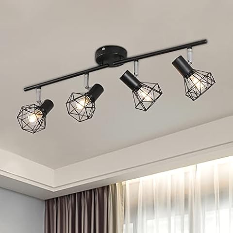 Plafonnier LED Mchoter 4 Spots Orientables Cover