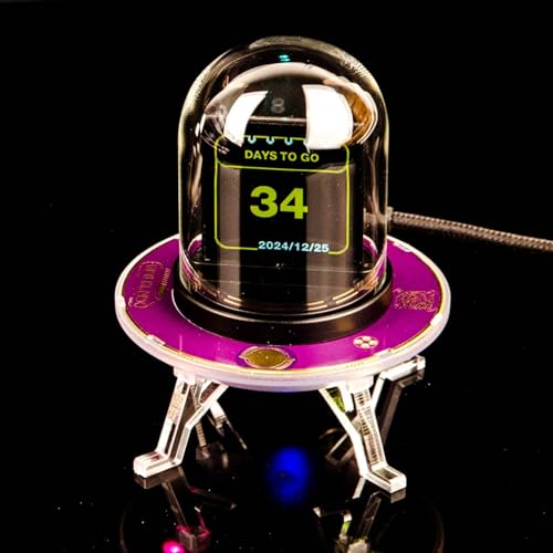Temporizador de cuenta regresiva Geekmagic UFO con estación meteorológica WiFi RGB 3