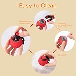 Geamen Interactive Cat Toys with Bird Sounds & 3 Speed Modes, Rechargeable Automatic Moving Cat Toy with 3 Tails, Fast Charging Smart Rolling Ball for Indoor Cats to Chase Play on Hard Floor Carpet - Image 6