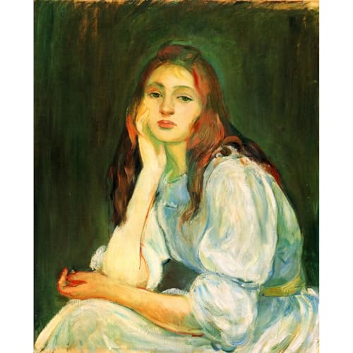 Impression sur toile Julie Dreaming Morisot une oeuvre decorative durable de haute qualite