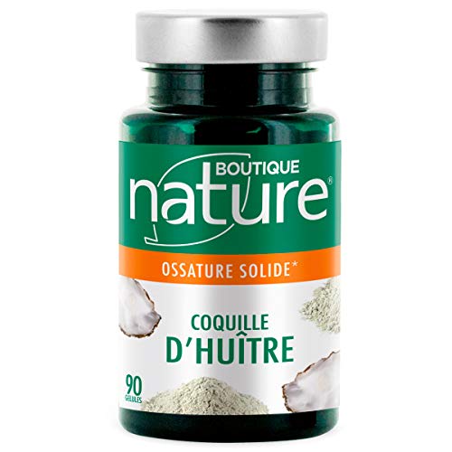 Boutique Nature - Complément Alimentaire - Articulations - Coquille d'Huitre - 90 Gélules Végétales - Idéal pour une Ossature Solide Cover