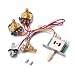 OFFSCH 1Set Electric Guitar Wiring Harness Prewired Kit with Way Toggle Switch Volume Pot Tone Pot Potentiometer and Output Jack
