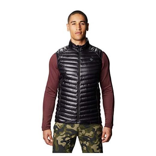 Mountain Hardwear Men's Standard Ghost Whisperer2 Vest, Black, X-Large