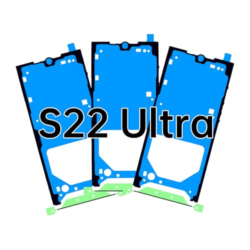 BESJMYT 3PCS Waterproof Screen Sealing Adhesive Tape for Samsung Galaxy S22 Ultra Waterproof Seal Sticker Tape Seal Sticker Glue Replacement Part for Samsung s22 Ultra SM-S908U SM-S908U1