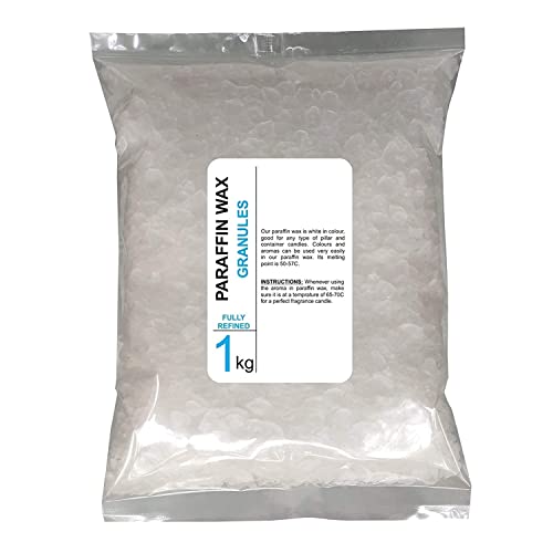 Image of R H LIFESTYLE Fully Refined Paraffin Granules Wax for All Types of Candle Making DIY Candle Making Materials (Paraffin Wax - 1 Kg)