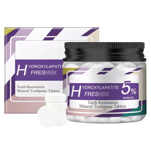 1 Flasche Hydroxylapatit Zahnpasta Zahnputztabletten Zahnpasta Hydroxylapatit Tabletten Hydroxyapatite Zahnpasta Toothpaste Zahnpasta Mit Hydroxylapatit Toothpaste Tablets Etwa 62 Tabs