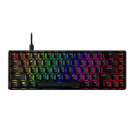 HyperX Alloy Origins 65 - Mechanical Gaming Keyboard - HX (US Layout), Preto, 4P5D6AA#ABA
