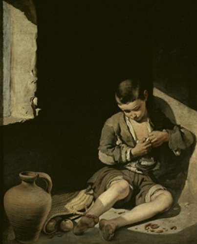 The Young Beggar 17th C Bartolom Esteban Murillo (1617-1682Spanish) Musee du Louvre Paris Poster Print (18 x 24)
