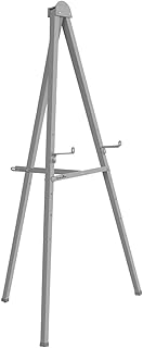 Grandink 5Feet Metal Folding Easel Stand Heavy Duty for Display | Presentation | Office | Advertisement