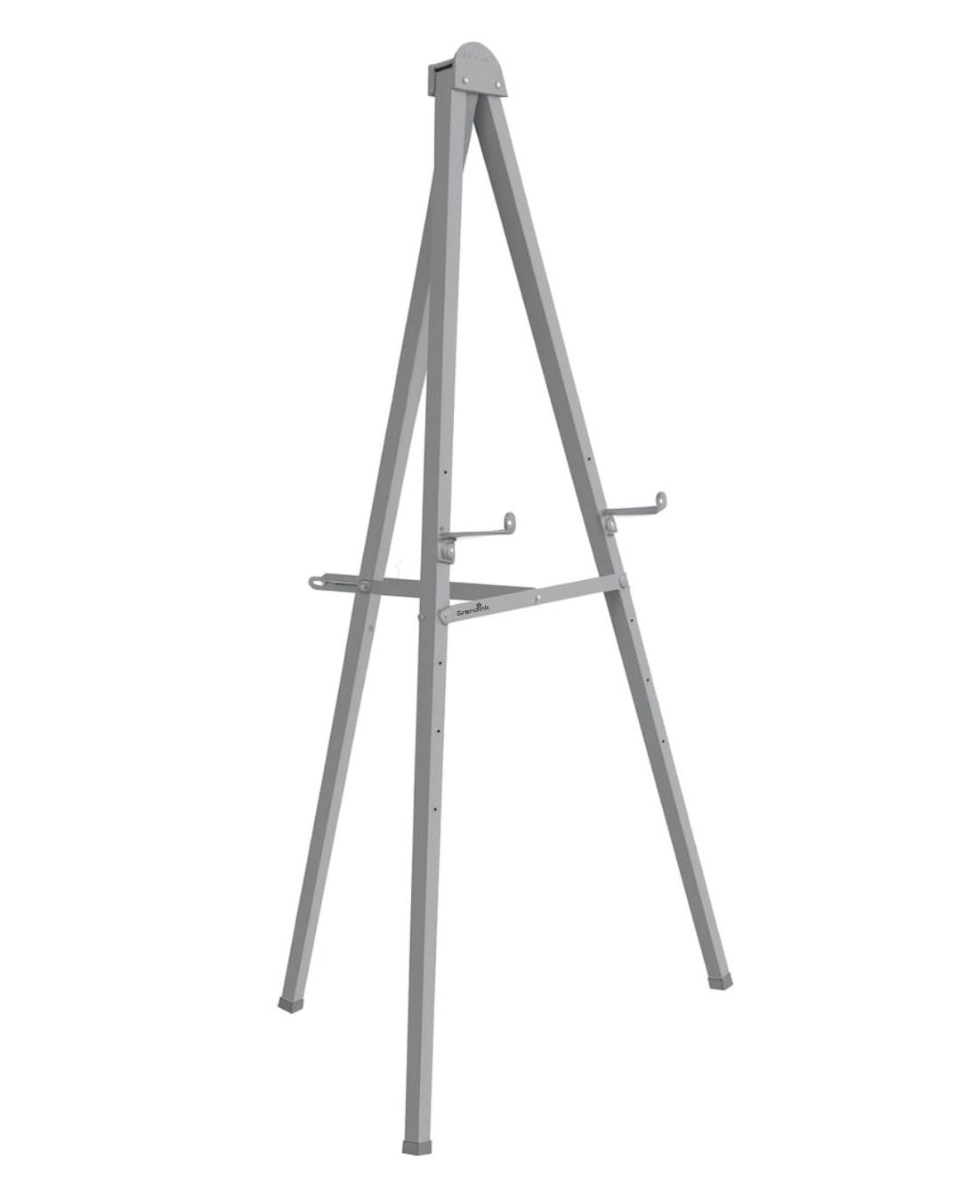 Grandink 5Feet Metal Folding Easel Stand Heavy Duty for Display | Presentation | Office | Advertisement