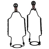 Kit de fabrication de lampes - 【conception détachable】 cette harpe de lampe convient à la plupart des abat-jour, conception détachable pour un nettoyage et un rangement faciles.