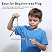 TDOCK 3PCS 6/7/8 Inch Triangle Musical Instrument, Steel Music Percussion Triangles with Wooden Handle and Beater