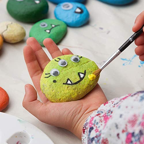 Image of Gray Pebbles for Painting, 45 Pic Stone 2-3 inches Perfect for Painting Kindness Kids Party,Crafts Garden, Landscape and Decorative Pebbles Stones