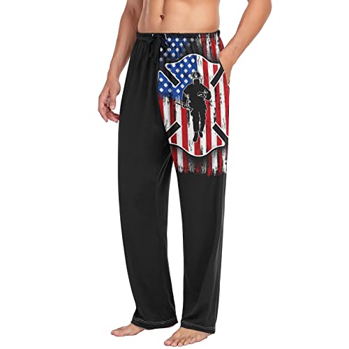 Men's Pajama Pants Pjs Bottoms with Pockets Sleep Lounge Pants for Men, S M L XL XXL3