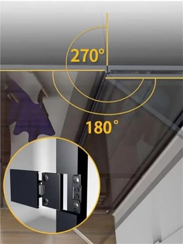 Charnière pivot invisible 270° pour sublimer vos portes de placard design