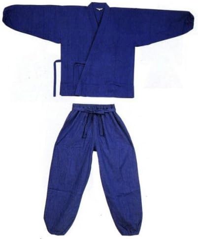 えぬわた砲」 作務衣 さむえ 特製 本格 修行僧仕様 堅牢染