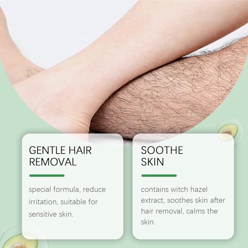 Avocado Women's Sensitive Skin Hair Removal Cream For Bikini Line, Legs, Arms, Underarms, All Skin Types, (1oz | 30g) - Image 6