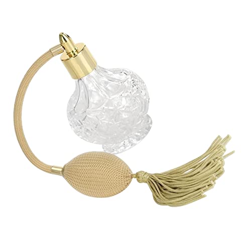 LALADEFIEE Vintage Parfümzerstäuber Nachfüllbar Elegant Dekorative Sprühflasche für Badezimmer und Schminktisch Zufällige Farbe Zufällige Farbe