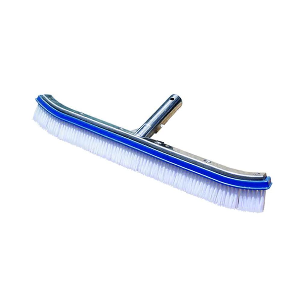 Generic 18 inch Swimming Pool Accessories Pool Brush Swimming Pool Cleaning Tools Aluminum Wall Brush'-image-18