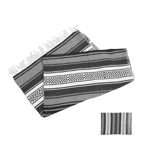 Couverture mexicaine en coton et polyester lavable pour protéger le canapé - 2