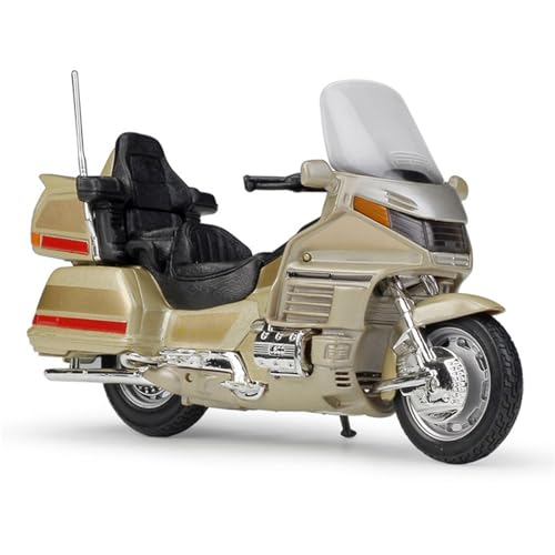 Moto Gold Wing miniature en alliage 1:18 : jouet modèle réduit