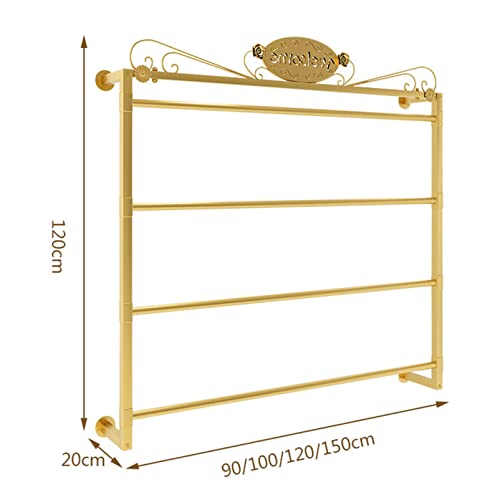 Tringle de suspension robuste et étagère gain de place design