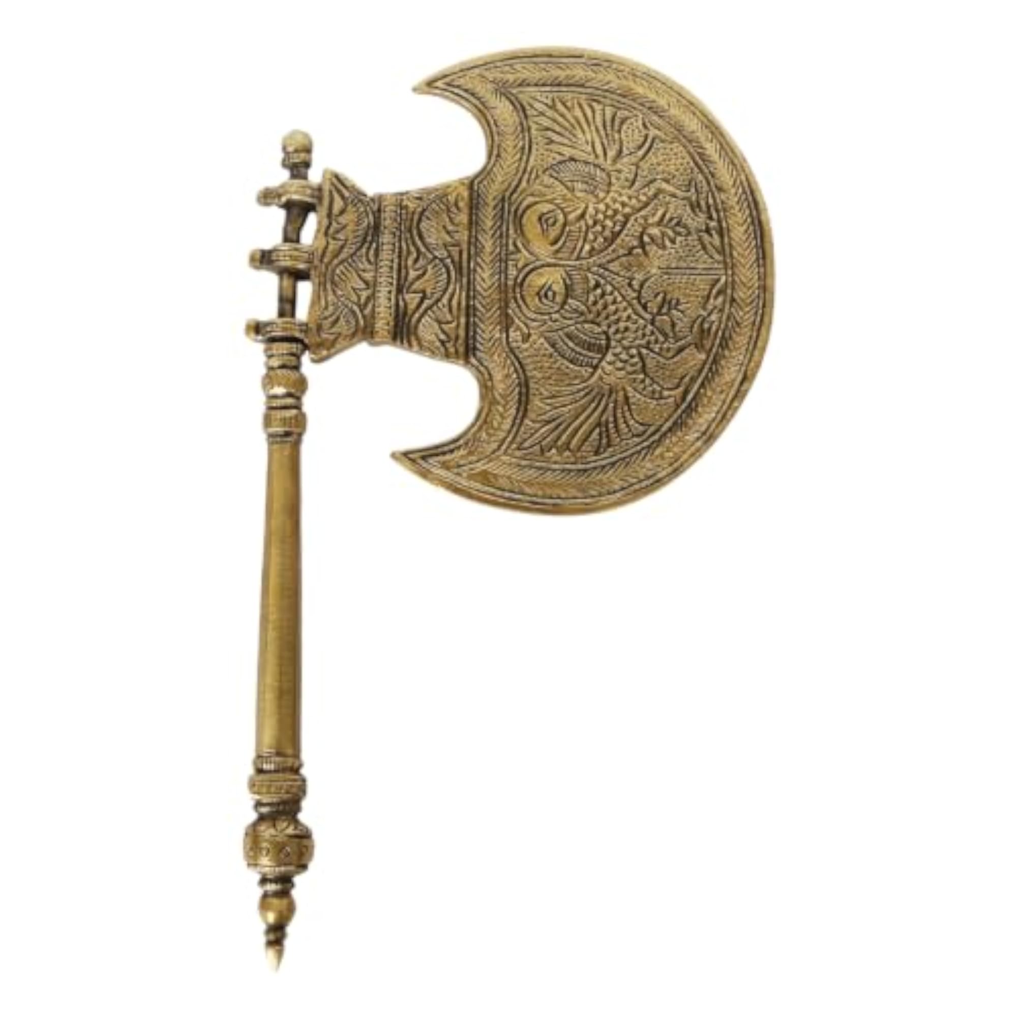 Pure Brass Vintage God's Pankhi Hand Held Fan