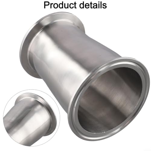 Reductor Tri Clamp 3 a 2.5 de acero inoxidable alimentario 7