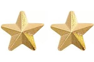 Ribbon Attachment, 5/16" Gold Star, No Prong, 2 Pieces