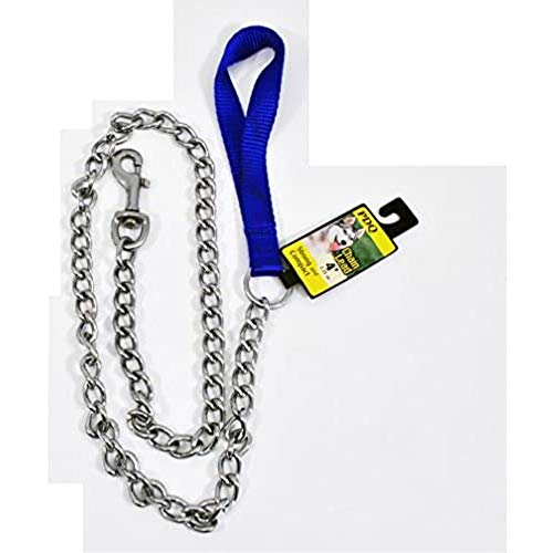 Boss Pet Products PDQ Silver Chain Lead Steel Dog Leash Small/Medium