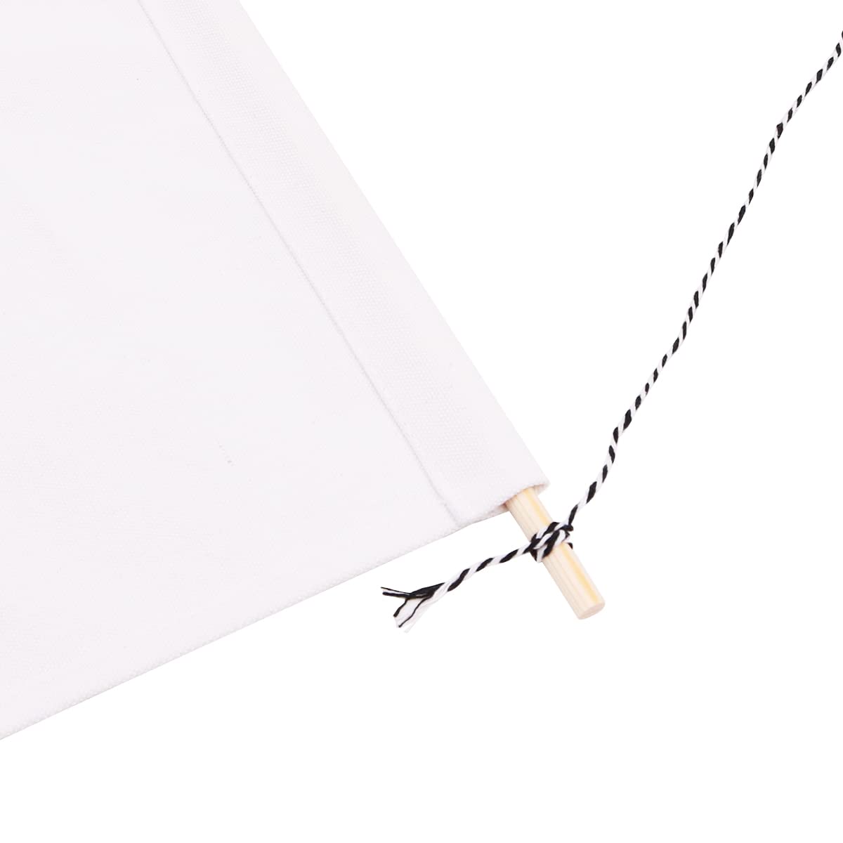 VOANZO 3 Pieces Wall Display Banners Blank Wall Canvas Banner Enamel Pin Banners for Display Buttons and Label Collections (White) - Image 3