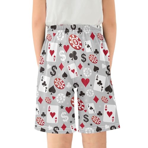 ALAZA Cartoon Chicken Leaf Pajama Shorts Sleep Shorts Pant Lounge Pajama Bottoms Elastic Waist with Pockets2