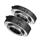 JJC Auto Focus Juego de Tubos de extensión 10/16MM para Olympus OM-1 E-M5 III E-M1X E-M10 III E-PL9 E-PL8 E-PL7 Panasonic G95 G90 G9 GH5 GX9 GX85 DSLR Camera cámaras réflex Digitales