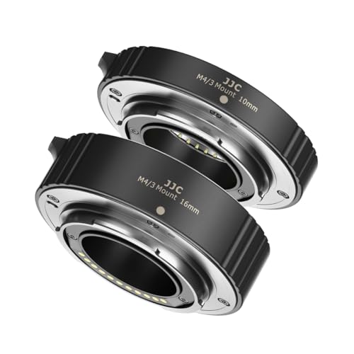 JJC Auto Focus (AF) Extension Tube With TTL Exposure For Close-up Image Photography For Micro Four Thirds Mount (M4/3) Mirrorless Cameras (10mm/16mm Set - View #10