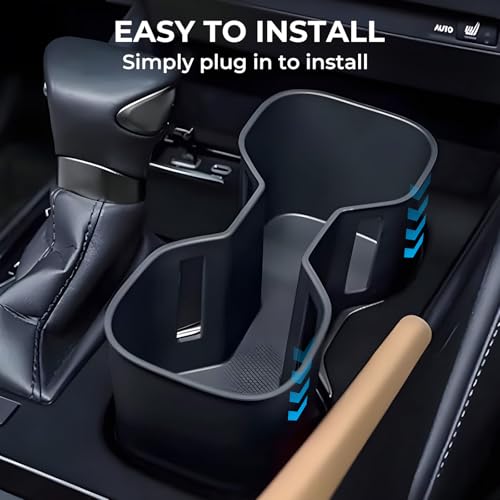 Image of Cup Holder Inserts for Lexus ES 2025 2024 2023 & Lexus NX 2026 2025 2024 2023 2022, Interior Accessories TPE Cup Holder for 2023-2025 ES250 ES300h ES350 & 2022-2026 NX250 NX350 NX350h NX450h+
