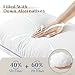 JOLLYVOGUE Pillows Queen Size Set of 2, Medium Supportive Bed Pillows with Super Soft Down Alternative Fill, Luxury Fluffy Hotel Quality for Side, Back, and Stomach Sleepers