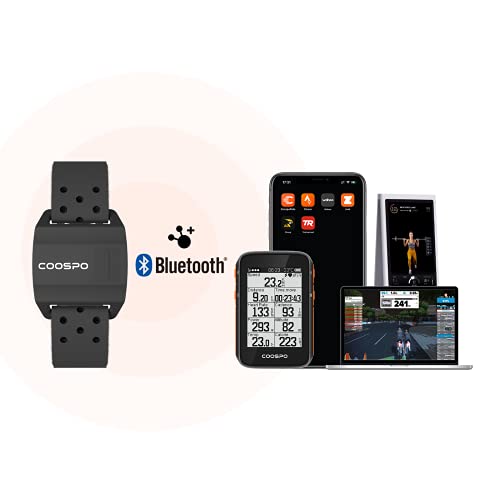 Coospo HW706 Bluetooth Heart Rate Monitor Armband Ant+ Heart Rate Monitor Rechargeable Hrm Sensor For Peloton Garmin Polar Wahoo Strava Ddp Yoga thumb #3