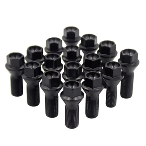 Tornillos rueda negros M12 x 1.5 de alta resistencia perno coche sustitución 36136781150