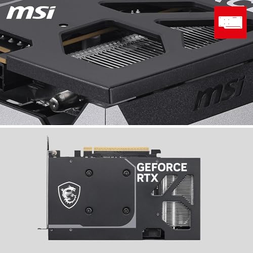 MSI NVIDIA GeForce RTX 5050 8G Ventus 2X OC Carte Graphique - 8 Go GDDR7 (20 GB/s /128 Bits), PCIe 5.0 - Double Ventilateur (2X Ventilateurs TORX 5.0), HDMI 2.1b, DisplayPort 2.1b