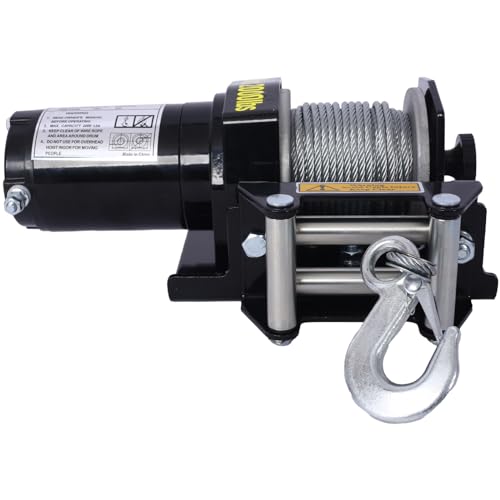 Gecheer winch eléctrico 2000lb ATV UTV con motor impermeable miniatura 3